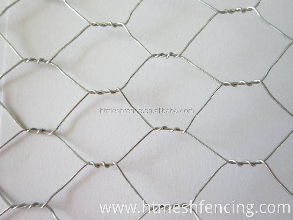 Galvanized Hexagonal chicken wire mesh, 1/2